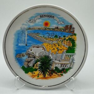 Vintage Souvenir Benidorm 4 1/2” Plate